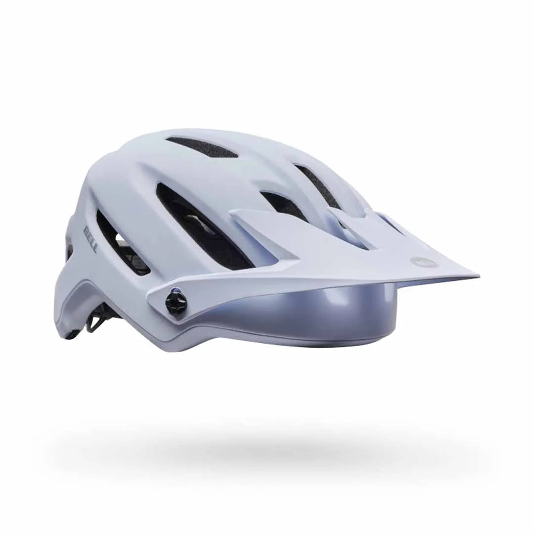 Bell 4Forty MIPS bike helmet, white with blue accents and vented design