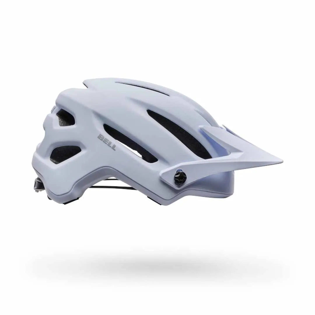 Bell 4Forty MIPS bike helmet, light gray/white with blue accents and side vents