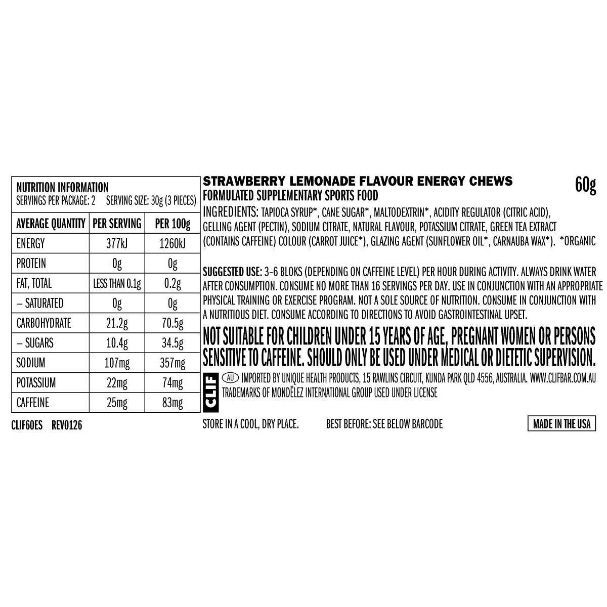Clif Bloks Energy Chews