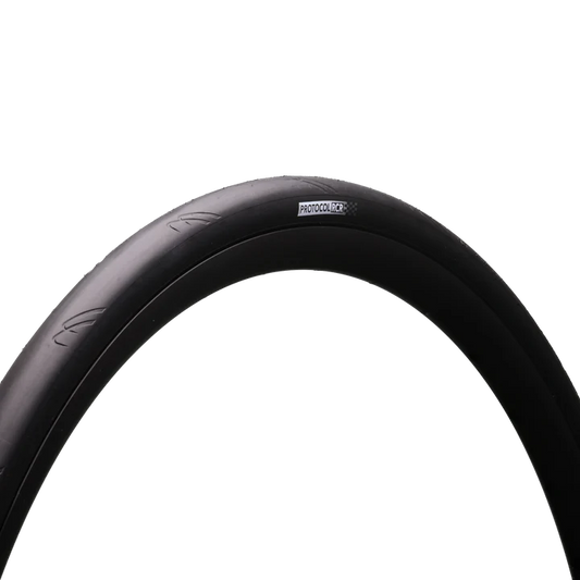 Road tyre close-up showing PROTOCOL RCR on sidewall