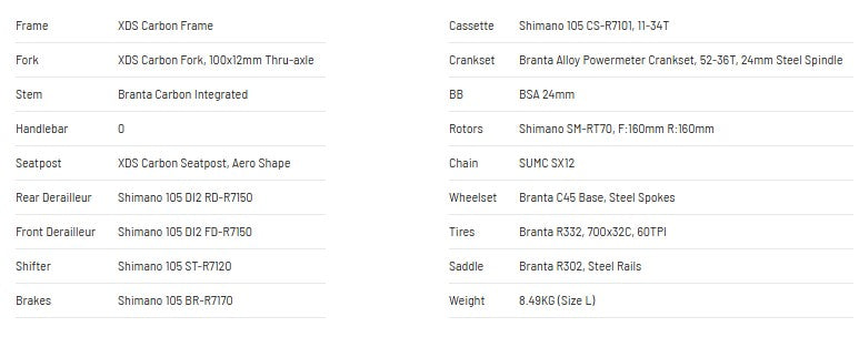 X-LAB RS7 105 Di2 Road Bike